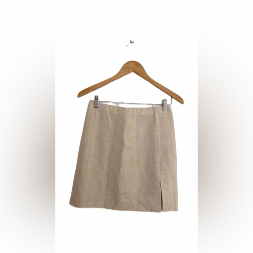 H&M Beige Linen Skirt, NWT
